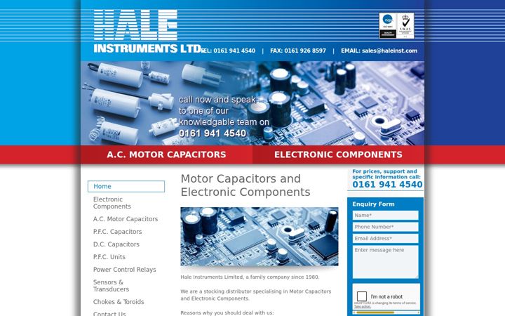 Screenshot of haleinst.com