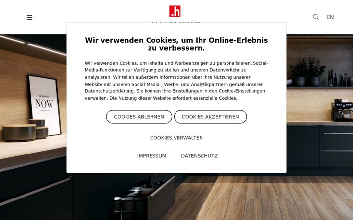 Screenshot of halemeier.de