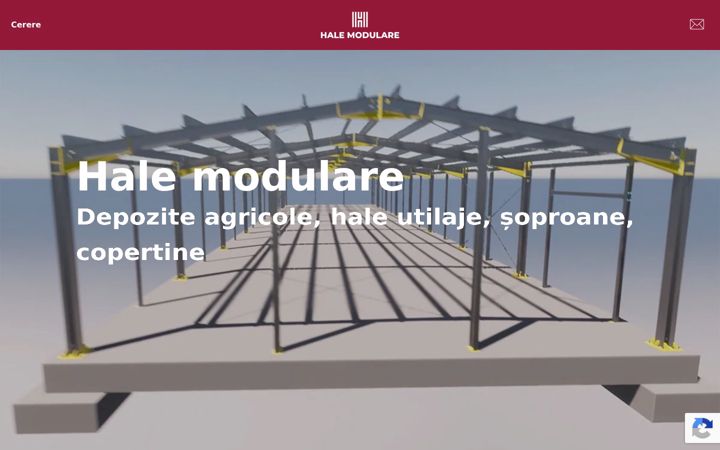 Screenshot of halemodulare.ro