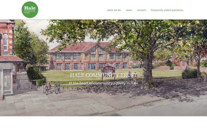 Screenshot of halepavilion.co.uk