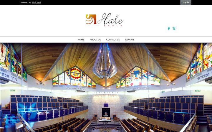Screenshot of haleshule.com