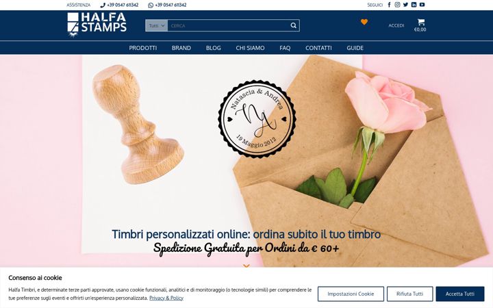 Screenshot of halfatimbri.it