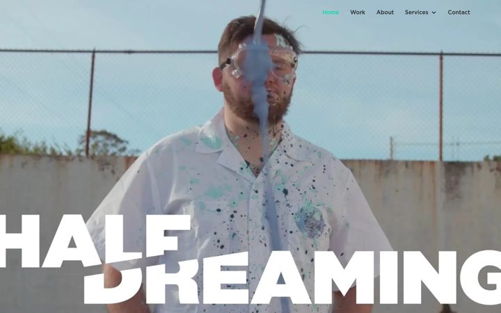 Screenshot of halfdreamingagency.com