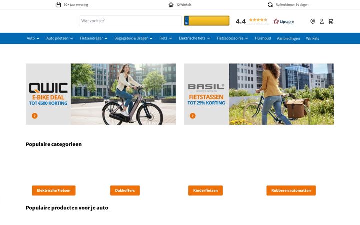 Screenshot of halfords.nl