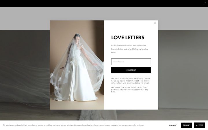 Screenshot of halfpennylondon.com