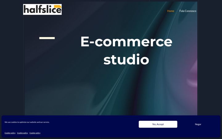 Screenshot of halfslice.pt