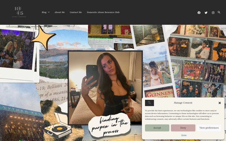 Screenshot of halfwaysomewhere.co.uk