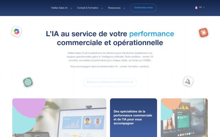 Screenshot of halifax-ai.com