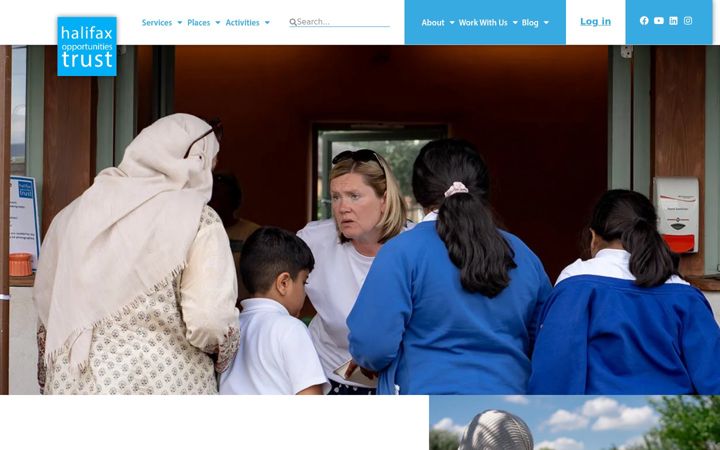 Screenshot of halifaxopportunitiestrust.org.uk