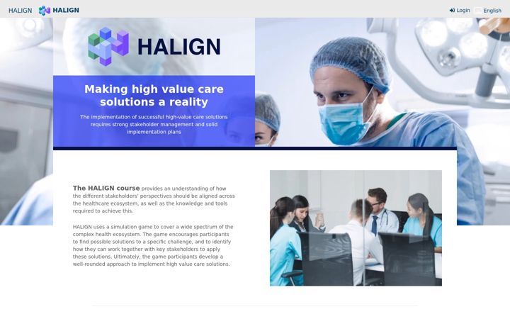 Screenshot of halign.com
