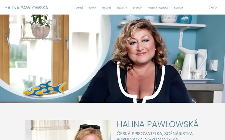 Screenshot of halinapawlowska.cz