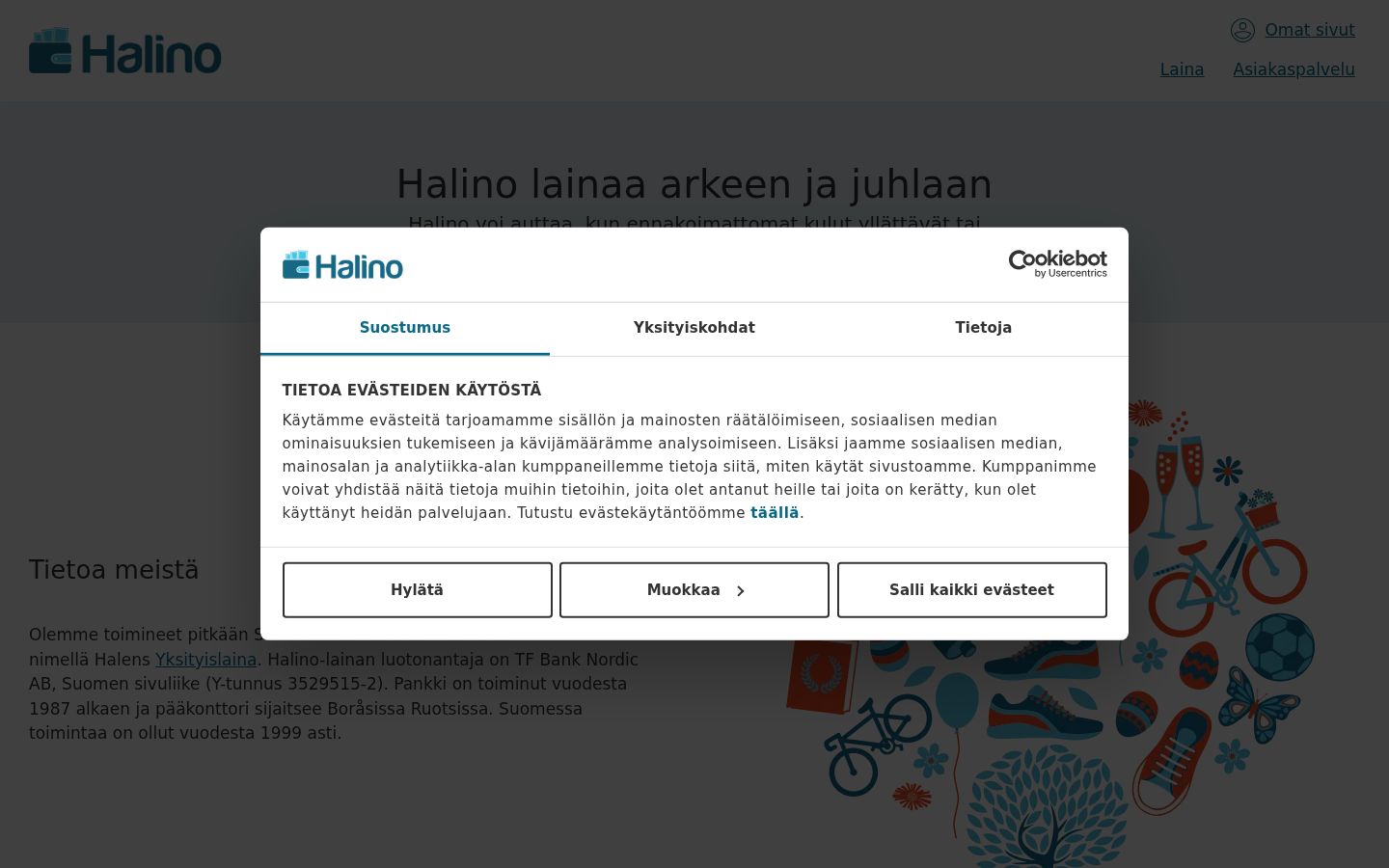 Zrzut ekranu banera zgody wyświetlanego przed jakąkolwiek interakcją
