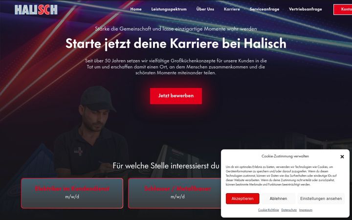 Screenshot of halisch-borken-jobs.de