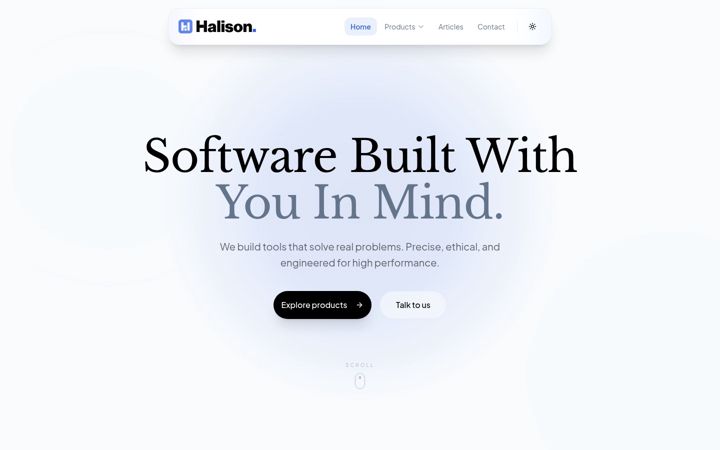 Screenshot of halisonworks.com