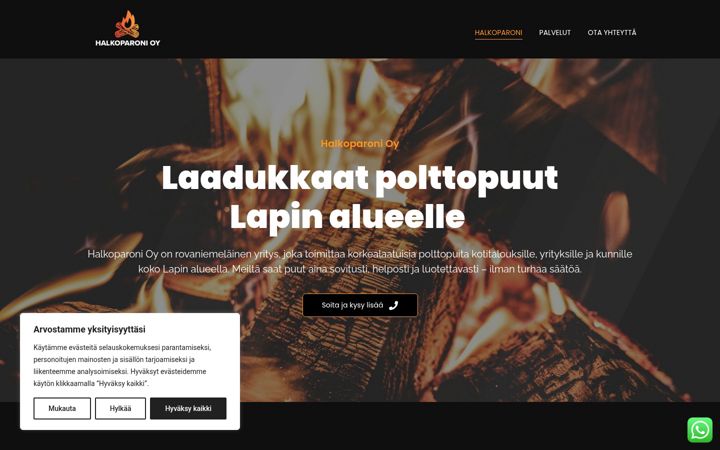 Screenshot of halkoparoni.com