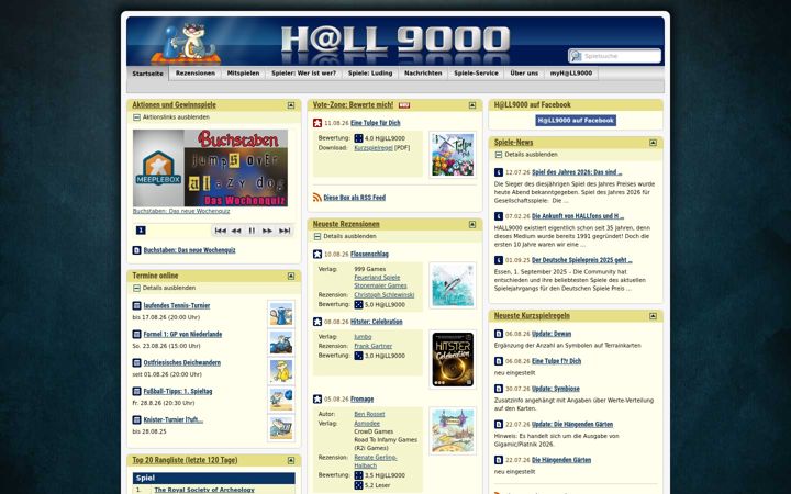 Screenshot of hall9000.de