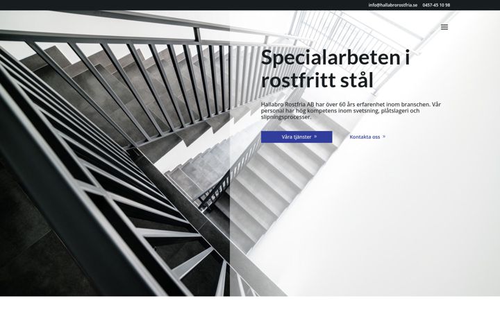Screenshot of hallabrorostfria.se