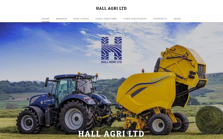 Screenshot of hallagriltd.co.uk