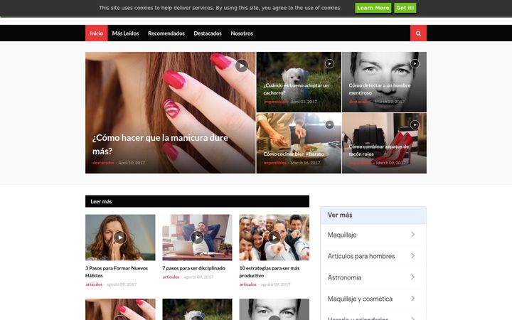 Screenshot of hallamos.com