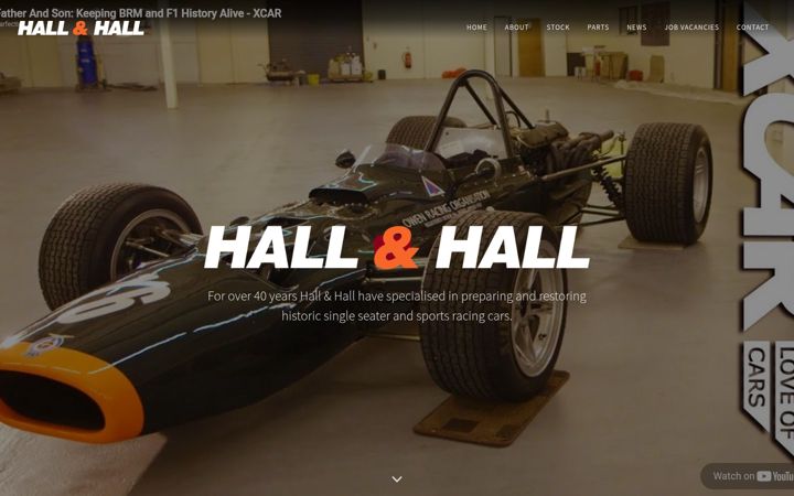 Screenshot of hallandhall.net