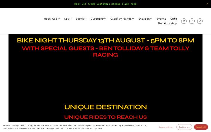 Screenshot of hallbrosmotorcycles.co.uk