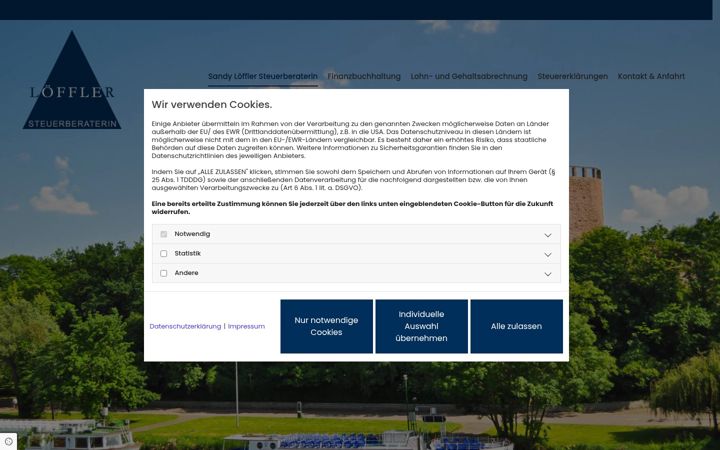 Screenshot of halle-steuerberatung.de