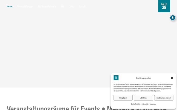 Screenshot of halle39.de