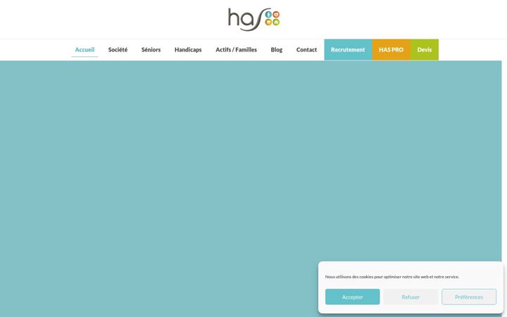 Screenshot of halles-aux-services.fr