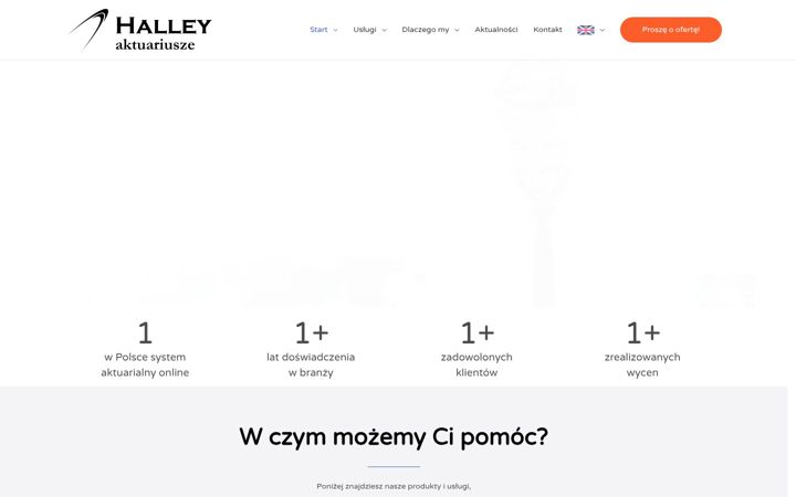 Screenshot of halley.pl
