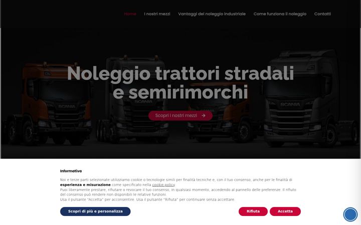 Screenshot of halleyrent.it