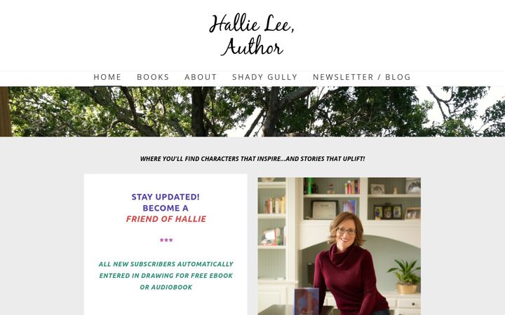 Screenshot of hallielee.com