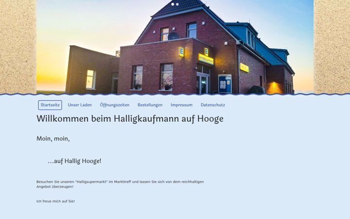 Screenshot of halligkaufmann.de