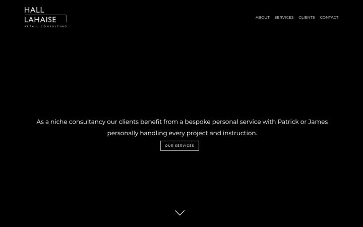 Screenshot of halllahaise.com