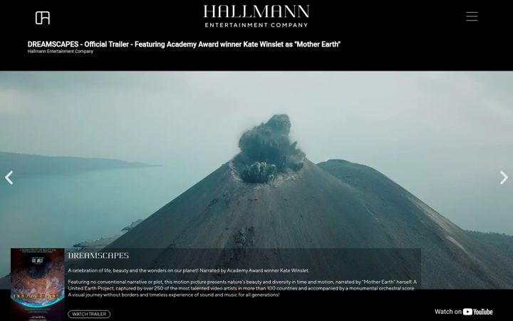 Screenshot of hallmann-entertainment.com