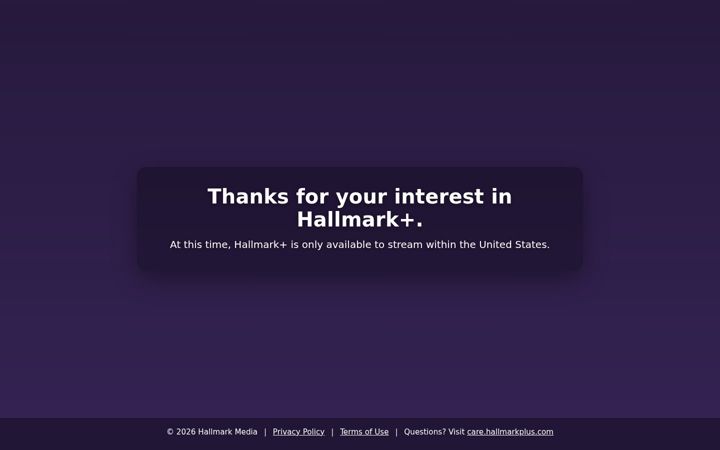 Screenshot of hallmarkplus.com