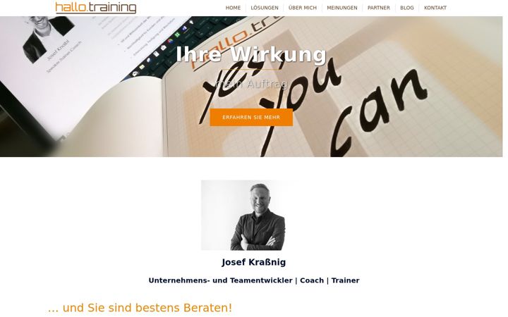 Screenshot of hallo.training