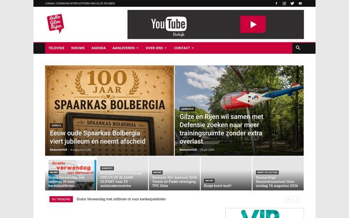 Screenshot of hallogilzerijen.nl
