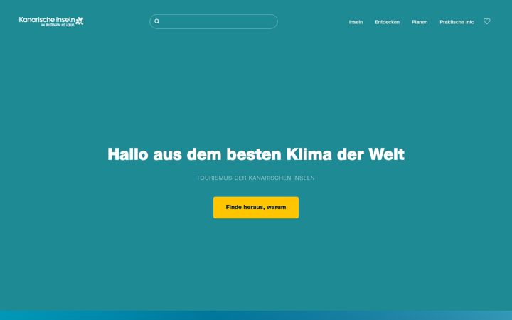 Screenshot of hallokanarischeinseln.com