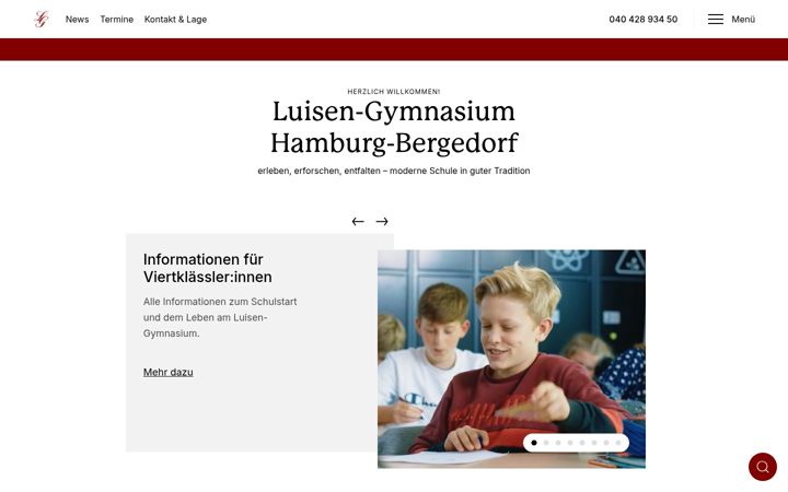 Screenshot of halloluise.de
