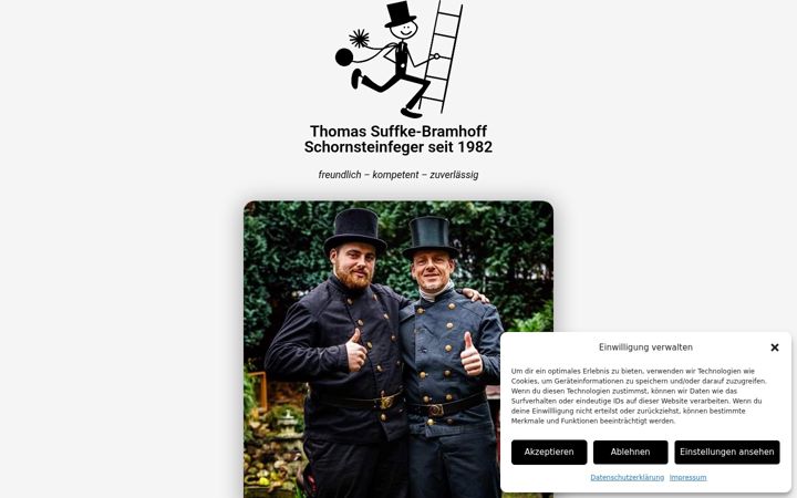 Screenshot of halloschornsteinfeger.de