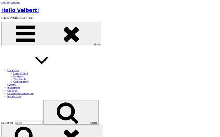 Screenshot of hallovelbert.de