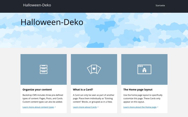 Screenshot of halloween-deko.info