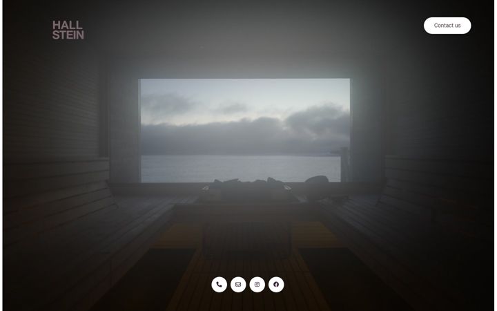 Screenshot of hallstein.no