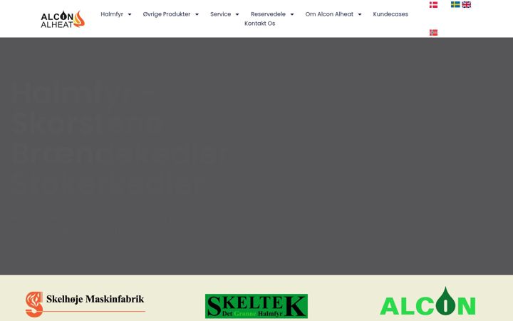 Screenshot of halmfyr.dk