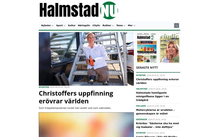 Screenshot of halmstadnu.se