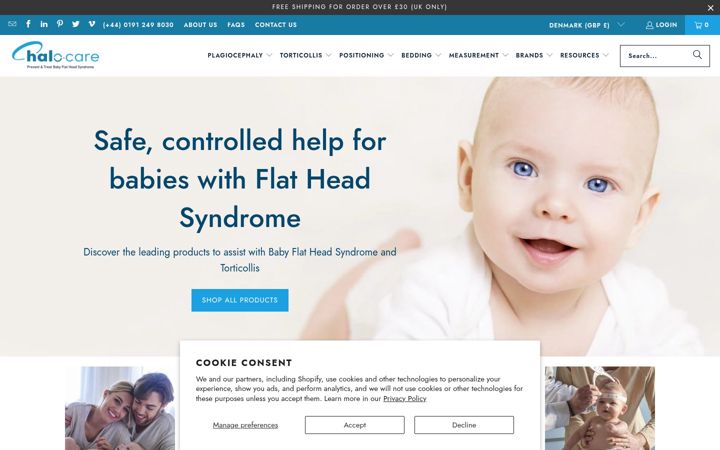 Screenshot of halo-care.com
