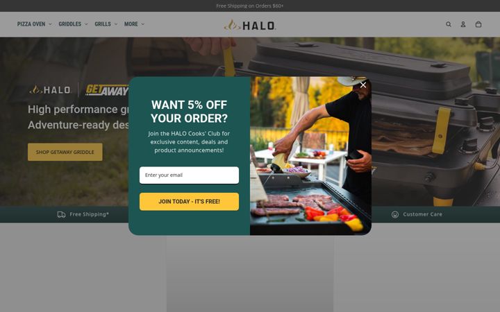 Screenshot of halo-pg.com