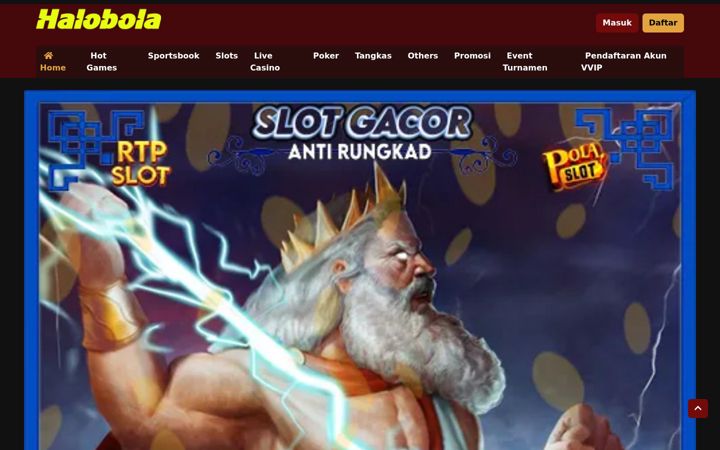 Screenshot of halobola.org