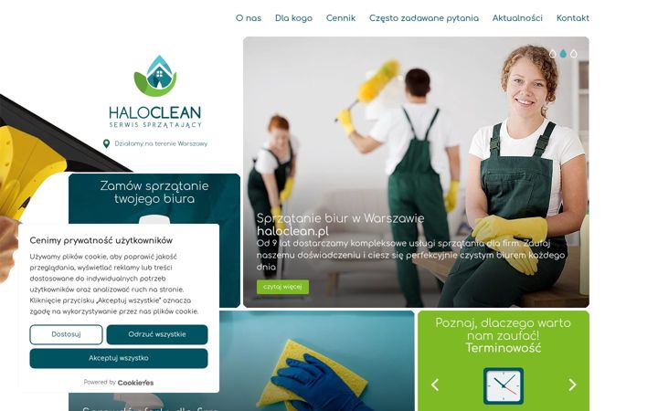 Screenshot of haloclean.pl
