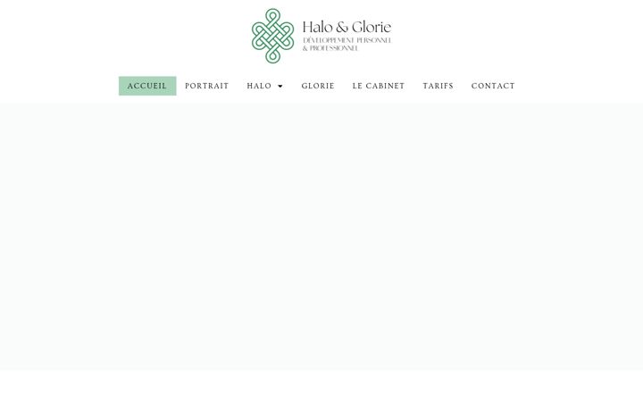 Screenshot of haloetglorie.fr